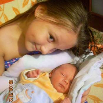 Olenka  8 l i Mateuszek 3 tyg :*